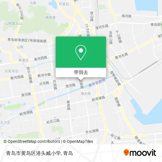 青岛市黄岛区港头臧小学地图