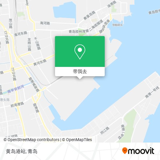 黄岛港站地图