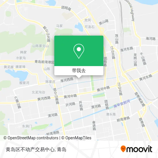 黄岛区不动产交易中心地图