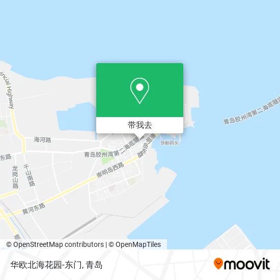 华欧北海花园-东门地图