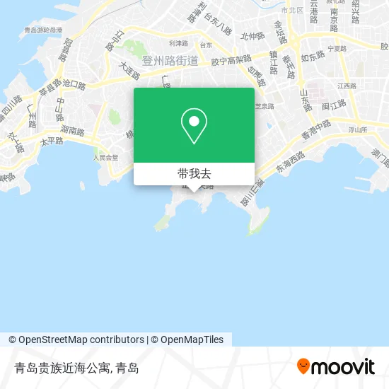 青岛贵族近海公寓地图