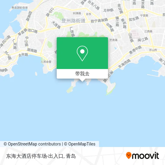 东海大酒店停车场-出入口地图