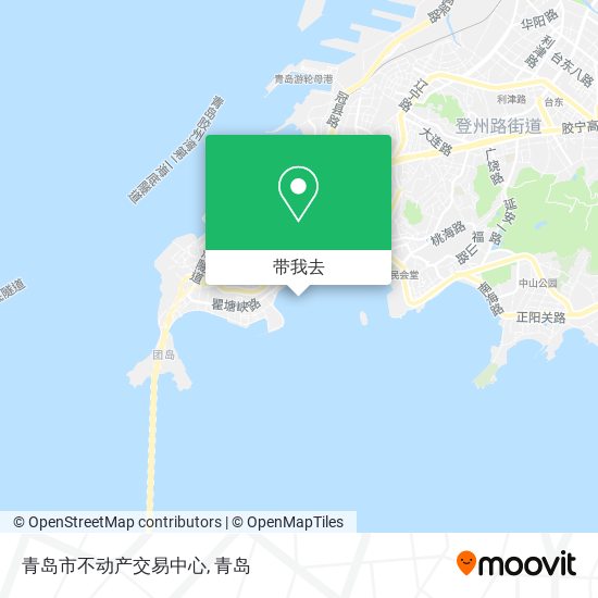 青岛市不动产交易中心地图