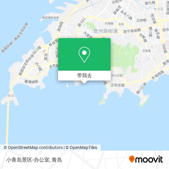 小青岛景区-办公室地图