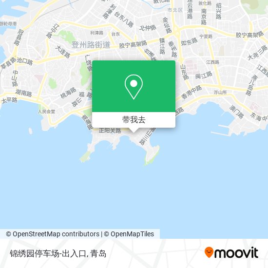 锦绣园停车场-出入口地图