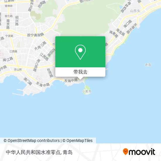 中华人民共和国水准零点地图