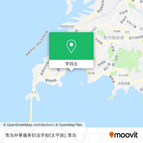 青岛外事服务职业学校(太平路)地图