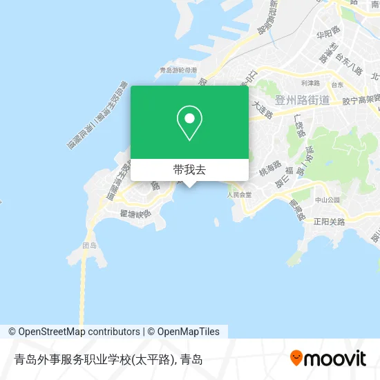 青岛外事服务职业学校(太平路)地图