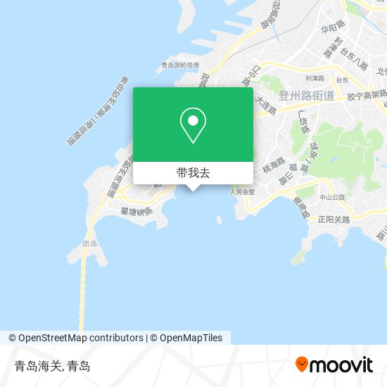 青岛海关地图