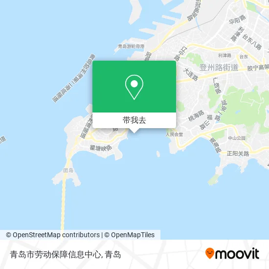 青岛市劳动保障信息中心地图