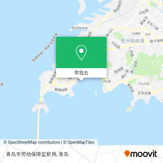 青岛市劳动保障监察局地图