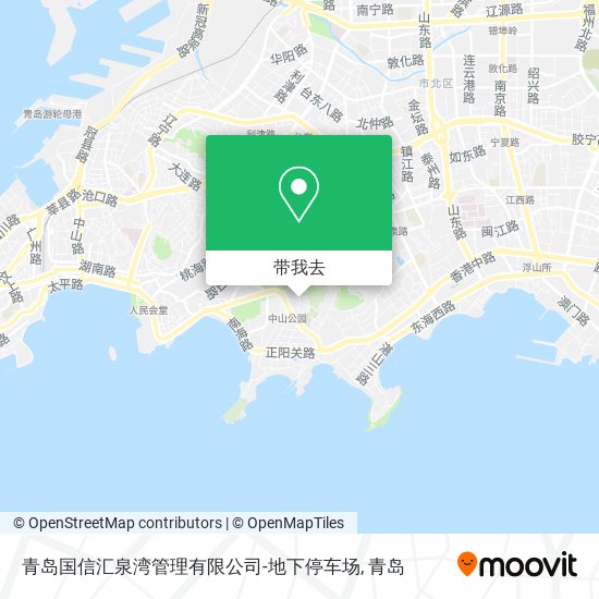 青岛国信汇泉湾管理有限公司-地下停车场地图