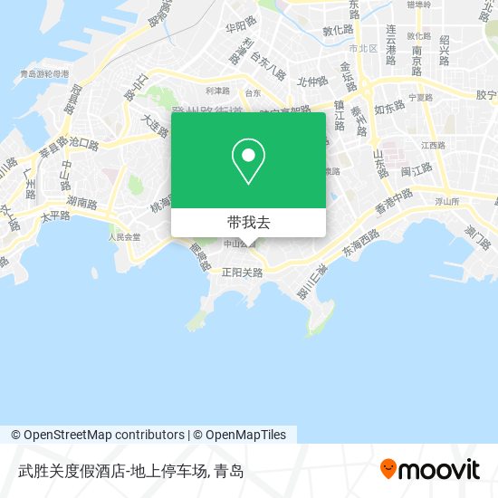 武胜关度假酒店-地上停车场地图