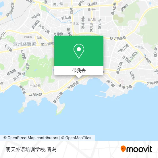 明天外语培训学校地图
