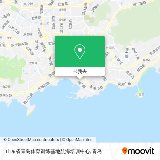 山东省青岛体育训练基地航海培训中心地图