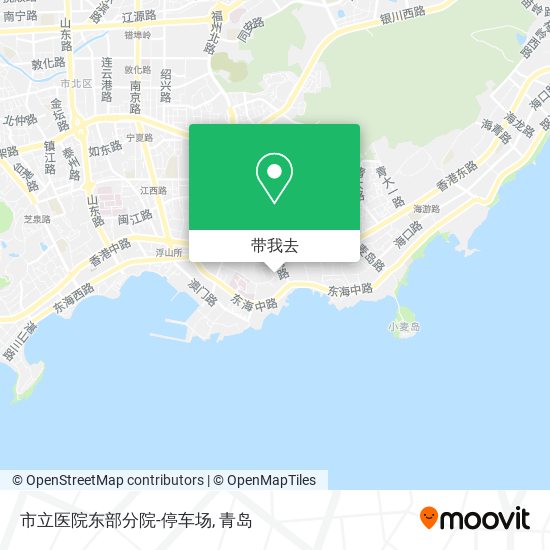 市立医院东部分院-停车场地图