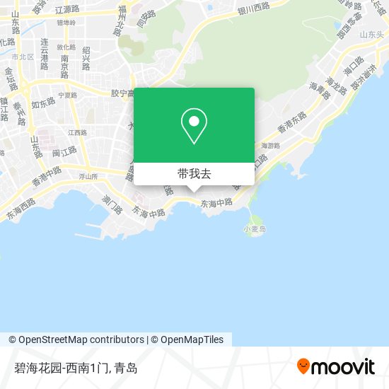 碧海花园-西南1门地图