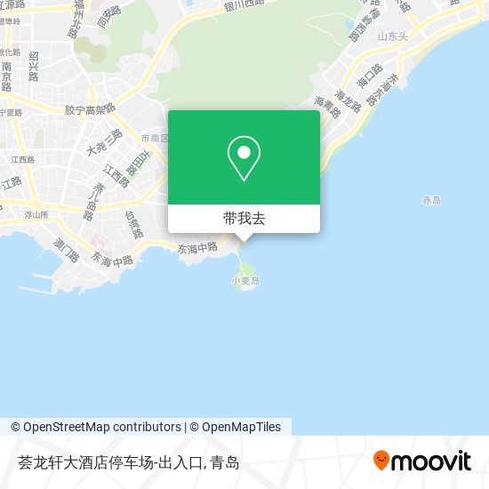 荟龙轩大酒店停车场-出入口地图