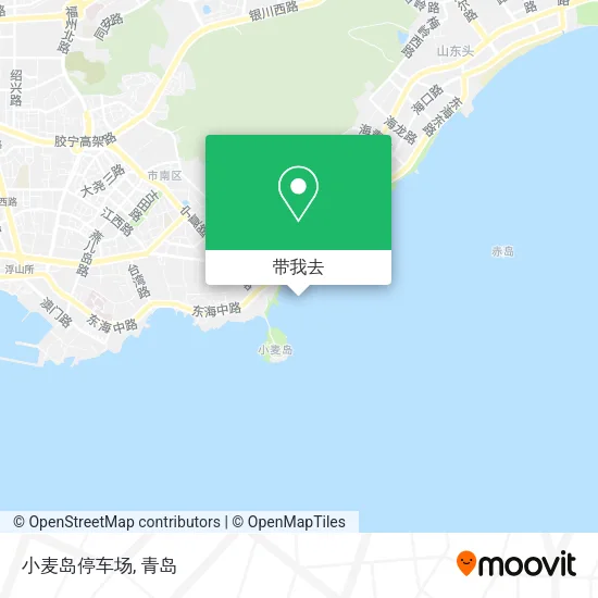 小麦岛停车场地图
