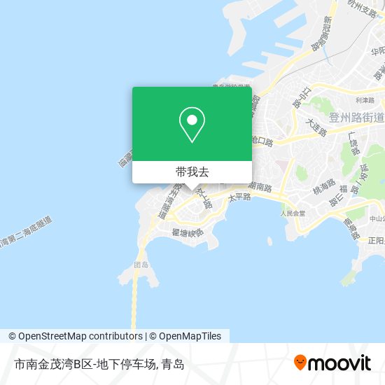 市南金茂湾B区-地下停车场地图