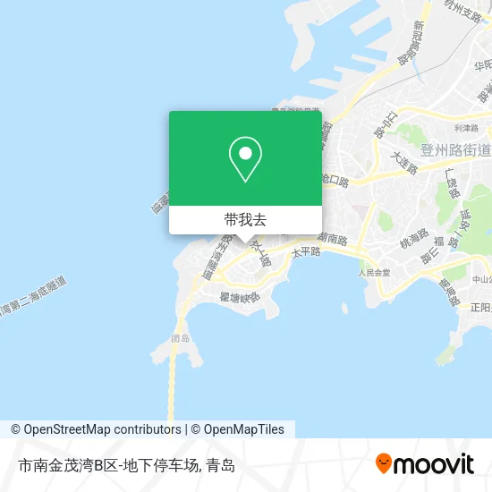 市南金茂湾B区-地下停车场地图