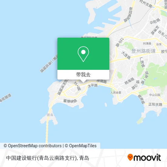 中国建设银行(青岛云南路支行)地图