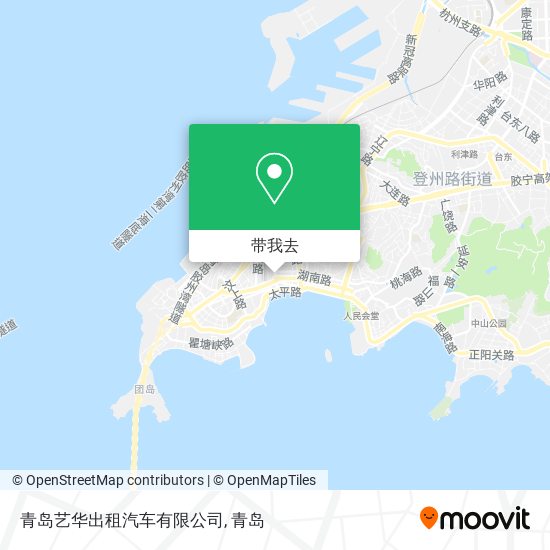 青岛艺华出租汽车有限公司地图
