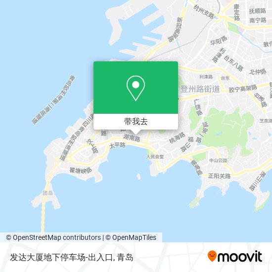 发达大厦地下停车场-出入口地图