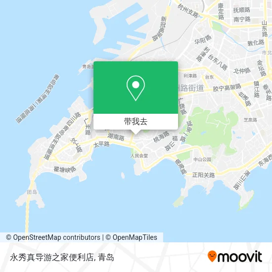 永秀真导游之家便利店地图