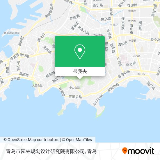 青岛市园林规划设计研究院有限公司地图
