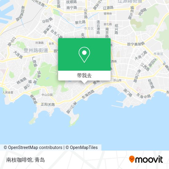 南枝咖啡馆地图