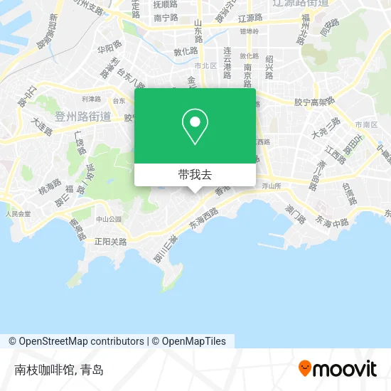 南枝咖啡馆地图