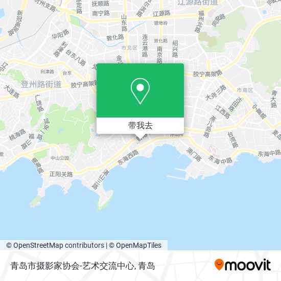 青岛市摄影家协会-艺术交流中心地图
