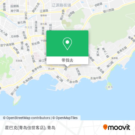 星巴克(青岛佳世客店)地图