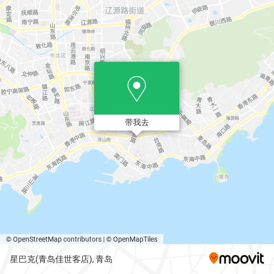 星巴克(青岛佳世客店)地图