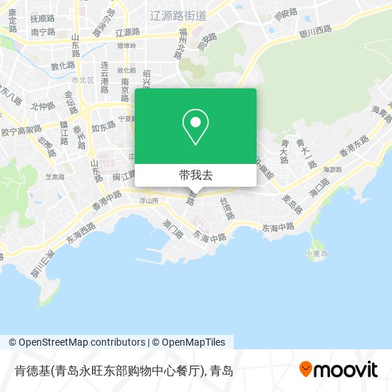 肯德基(青岛永旺东部购物中心餐厅)地图
