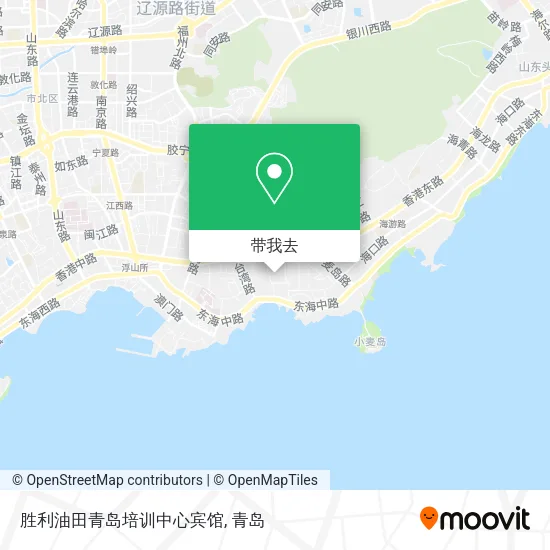 胜利油田青岛培训中心宾馆地图