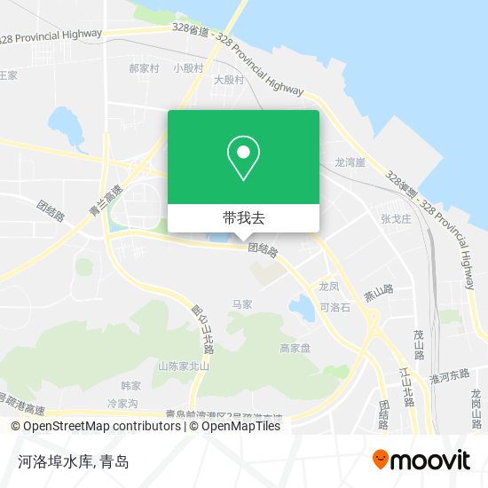 河洛埠水库地图