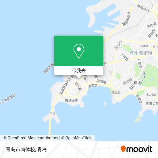 青岛市南体校地图
