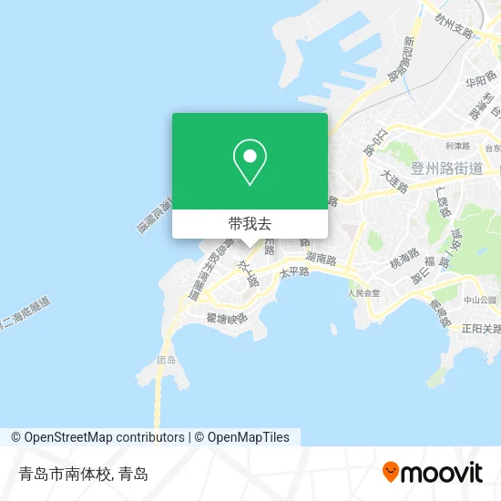 青岛市南体校地图