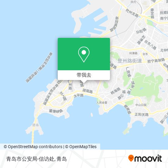 青岛市公安局-信访处地图