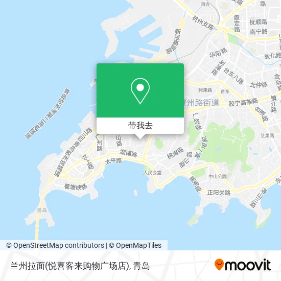 兰州拉面(悦喜客来购物广场店)地图