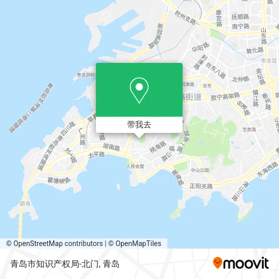 青岛市知识产权局-北门地图