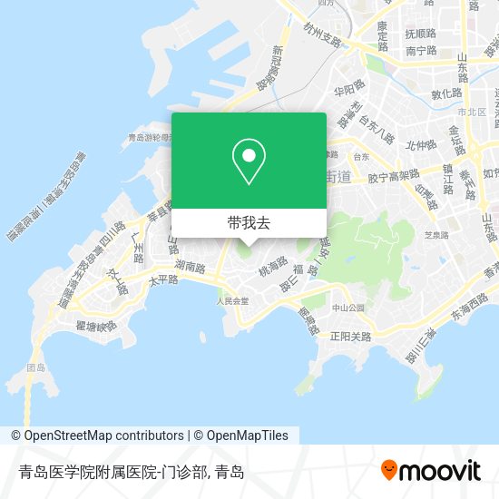青岛医学院附属医院-门诊部地图