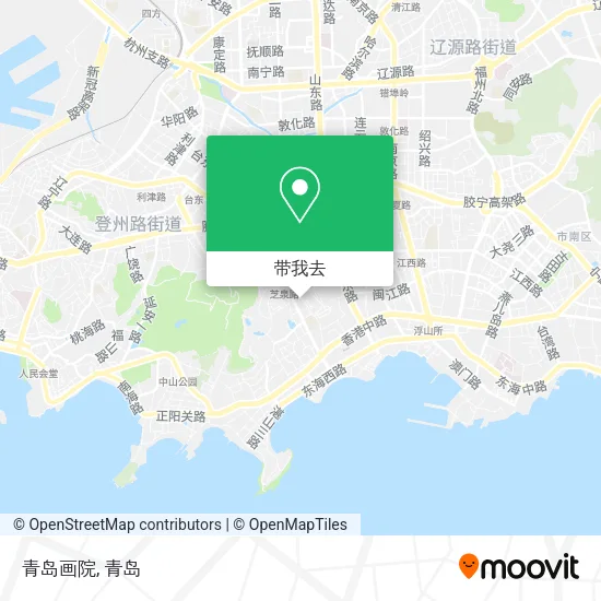 青岛画院地图