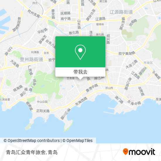 青岛汇众青年旅舍地图