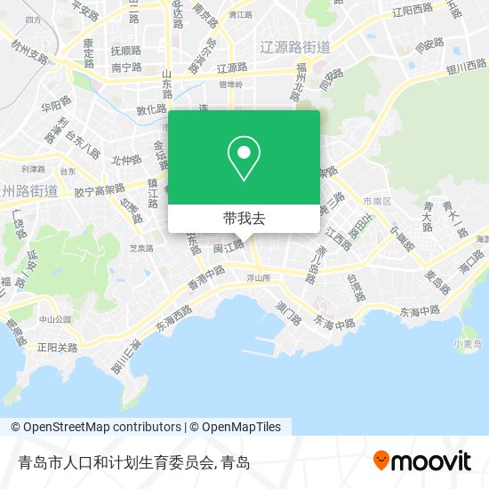 青岛市人口和计划生育委员会地图