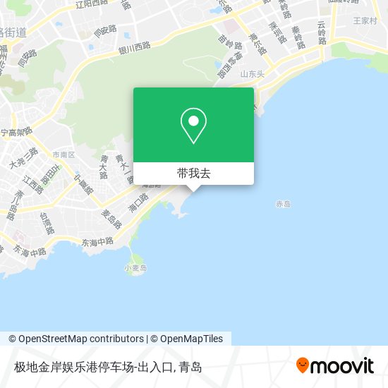 极地金岸娱乐港停车场-出入口地图