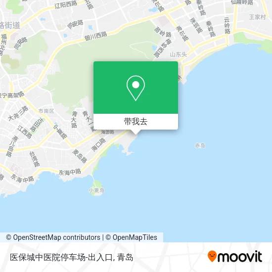 医保城中医院停车场-出入口地图