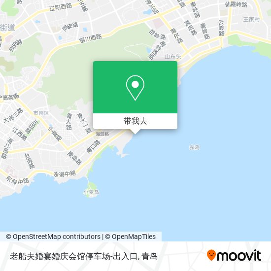 老船夫婚宴婚庆会馆停车场-出入口地图